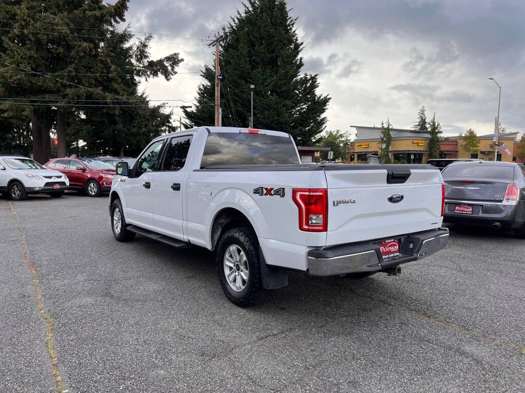 2015 Ford F-150 for sale at PLATINUM AUTO SALES INC in Lacey, WA