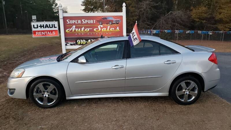 2010 Pontiac G6 for sale at Super Sport Auto Sales in Hope Mills NC