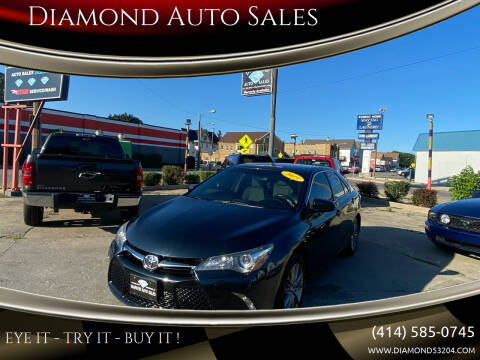 2015 Toyota Camry for sale at DIAMOND AUTO SALES LLC in Milwaukee WI