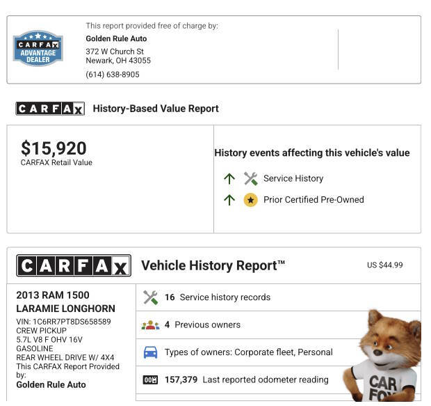 2013 RAM 1500 Laramie Longhorn