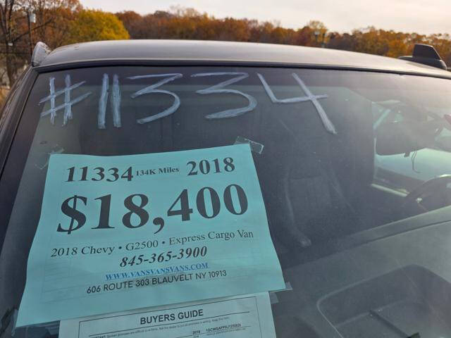 2018 Chevrolet Express 2500