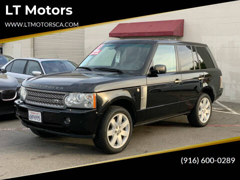 2008 Land Rover Range Rover for sale at LT Motors in Rancho Cordova CA