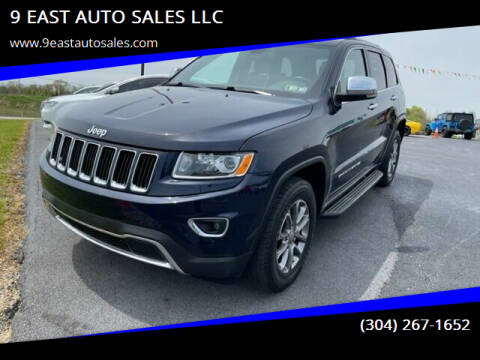 2016 Jeep Grand Cherokee for sale at 9 EAST AUTO SALES LLC in Martinsburg WV