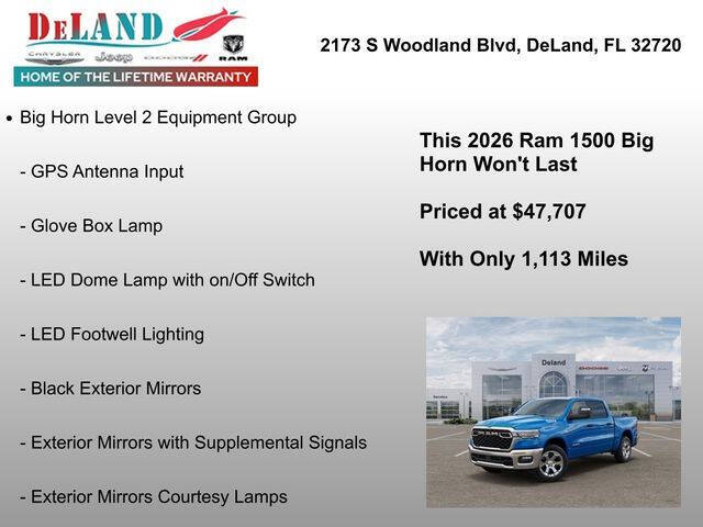 2026 RAM 1500