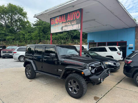 2017 Jeep Wrangler Unlimited for sale at Global Auto Sales and Service in Nashville TN