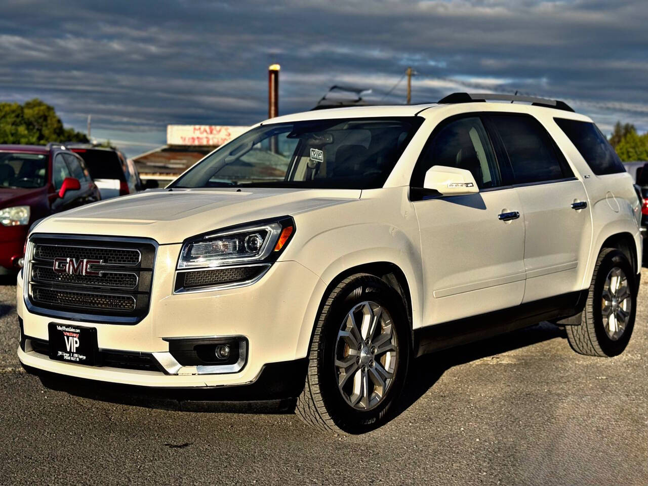 White 2015 GMC Acadia SLT-1 AWD SLT-1 4dr SUV 2