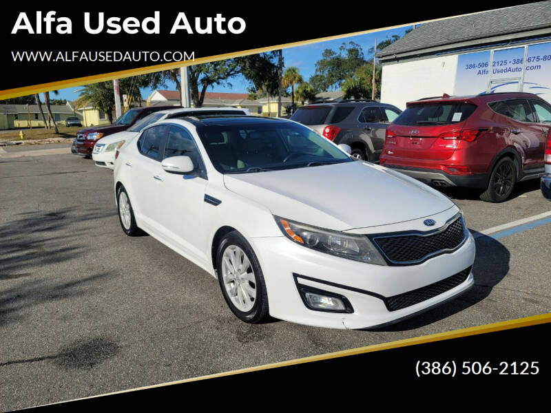 2015 Kia Optima for sale at Alfa Used Auto in Holly Hill FL