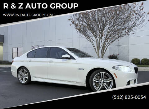 2016 BMW 5 Series for sale at R & Z AUTO GROUP in Austin TX