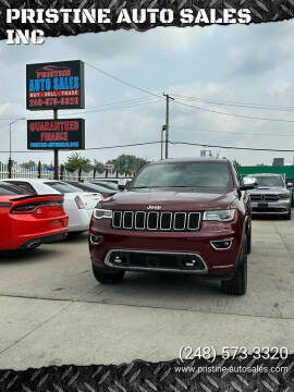 2018 Jeep Grand Cherokee for sale at PRISTINE AUTO SALES INC in Pontiac MI