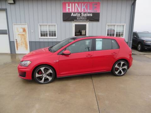 2016 Volkswagen Golf GTI for sale at Hinkle Auto Sales in Mount Pleasant IA