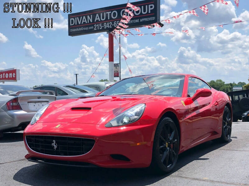 2010 Ferrari California for sale at Divan Auto Group in Feasterville Trevose PA