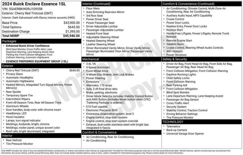 2024 Buick Enclave Essence
