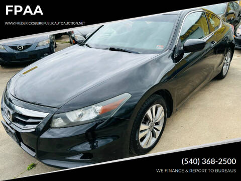 2011 Honda Accord for sale at FPAA in Fredericksburg VA