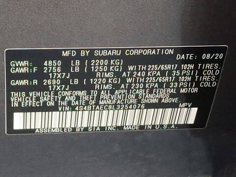 2020 Subaru Outback Premium