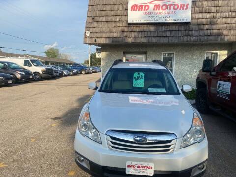 2010 Subaru Outback for sale at MAD MOTORS in Madison WI