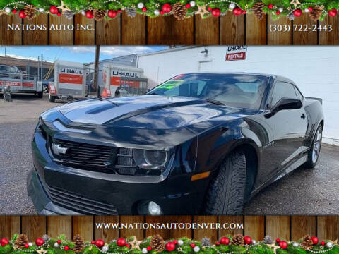 2012 Chevrolet Camaro for sale at Nations Auto Inc. in Denver CO
