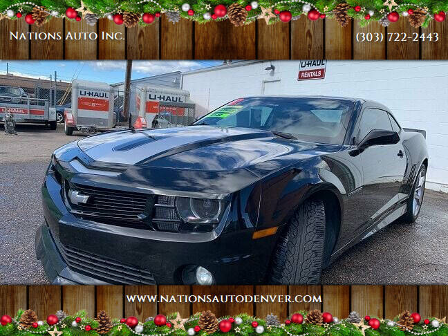 2012 Chevrolet Camaro for sale at Nations Auto Inc. in Denver CO