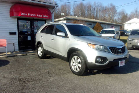 2012 Kia Sorento for sale at Dave Franek Automotive in Wantage NJ