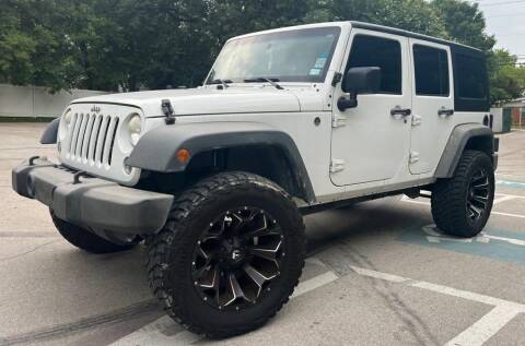 2014 Jeep Wrangler Unlimited for sale at DFW Auto Leader in Lake Worth TX