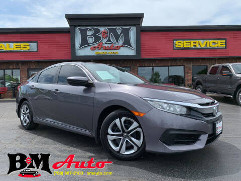 2016 Honda Civic for sale at B & M Auto Sales Inc. in Oak Forest IL