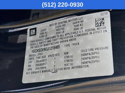 2018 Chevrolet Colorado Z71