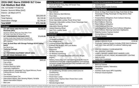 2026 GMC Sierra 2500HD