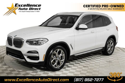2020 BMW X3 for sale at Excellence Auto Direct in Euless TX