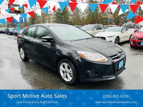 2014 Ford Focus for sale at Sport Motive Auto Sales in Seattle WA