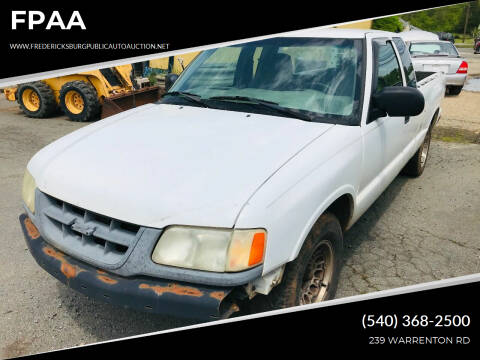 2000 Isuzu Hombre for sale at FPAA in Fredericksburg VA