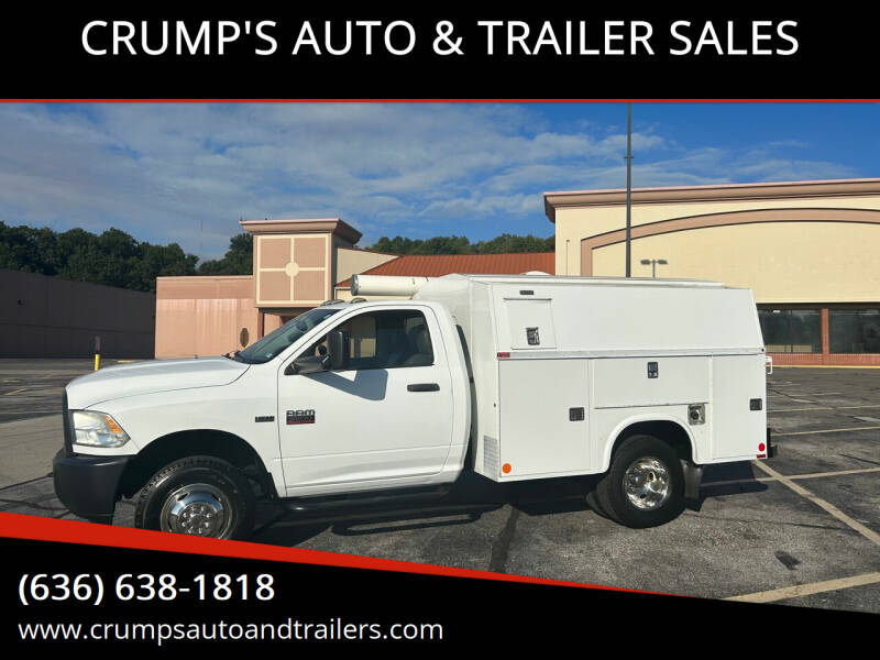 2012 RAM 3500 for sale at CRUMP'S AUTO & TRAILER SALES in Crystal City MO