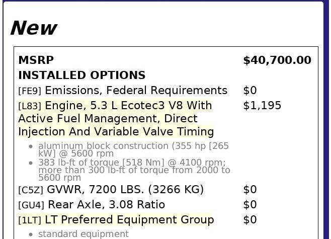 2018 Chevrolet Silverado 1500 LT