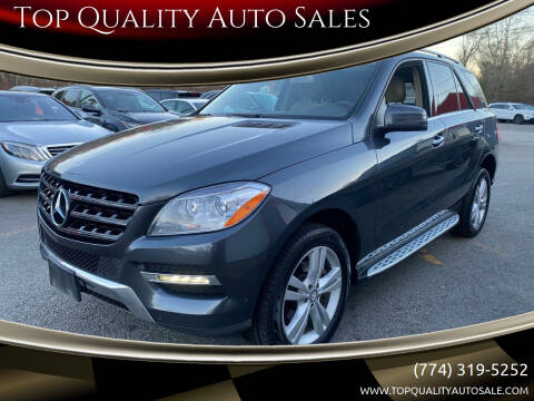 2015 Mercedes-Benz M-Class for sale at Top Quality Auto Sales in Westport MA