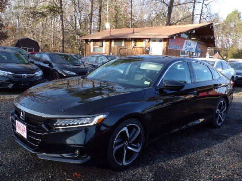 2022 Honda Accord for sale at Select Cars Of Thornburg in Fredericksburg VA