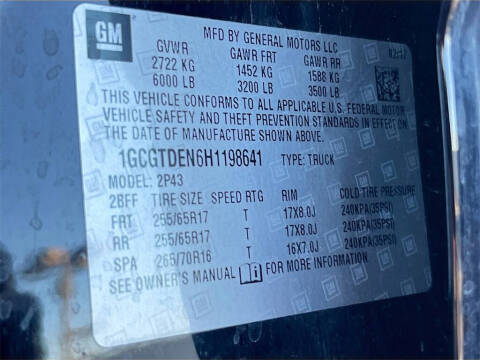 2017 Chevrolet Colorado