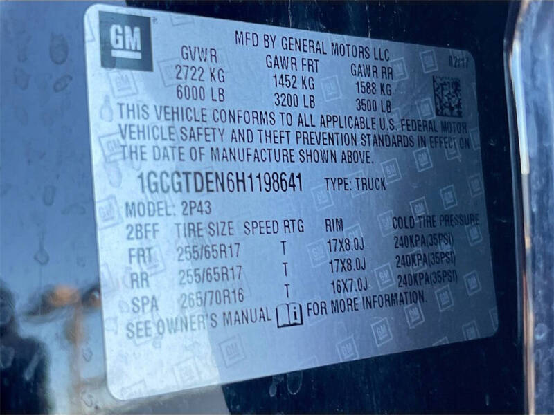 2017 Chevrolet Colorado