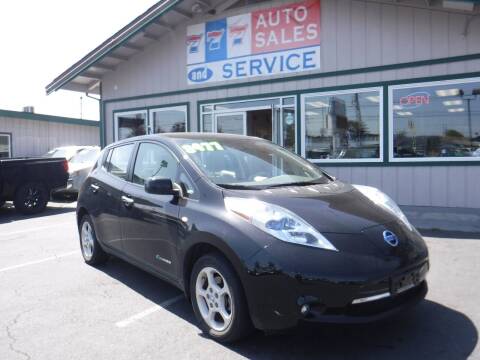 2012 Nissan LEAF for sale at 777 Auto Sales and Service in Tacoma WA