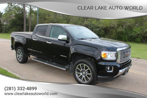 2017 GMC Canyon for sale at Clear Lake Auto World in League City TX