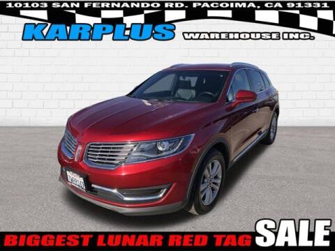2016 Lincoln MKX for sale at Karplus Warehouse in Pacoima CA