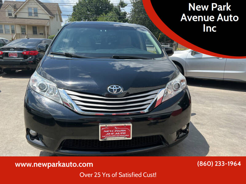 2015 Toyota Sienna for sale at New Park Avenue Auto Inc in Hartford CT