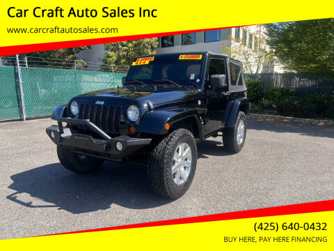 2011 Jeep Wrangler for sale at Car Craft Auto Sales Inc in Lynnwood WA