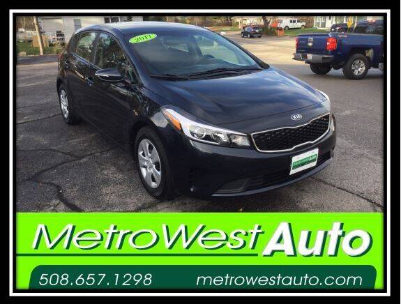 2017 Kia Forte5 for sale at Metro West Auto in Bellingham MA