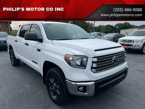 2021 Toyota Tundra for sale at PHILIP'S MOTOR CO INC in Haleyville AL