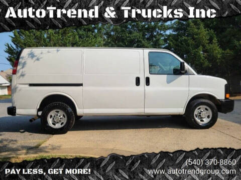 2014 Chevrolet Express for sale at AutoTrend & Trucks Inc in Fredericksburg VA