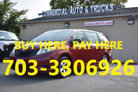 2014 Toyota Sienna for sale at Commercial Auto & Trucks in Manassas VA