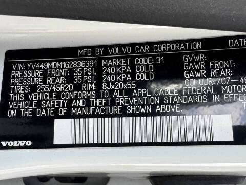 2016 Volvo XC60 T6 Drive-E Platinum