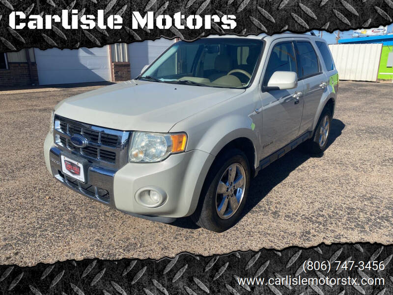 2008 Ford Escape for sale at Carlisle Motors in Lubbock TX