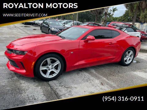 2017 Chevrolet Camaro for sale at ROYALTON MOTORS in Plantation FL