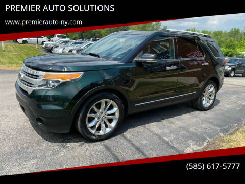 2013 Ford Explorer for sale at PREMIER AUTO SOLUTIONS in Spencerport NY