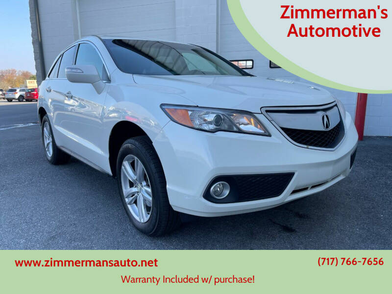 2014 Acura RDX for sale at Zimmerman's Automotive in Mechanicsburg PA