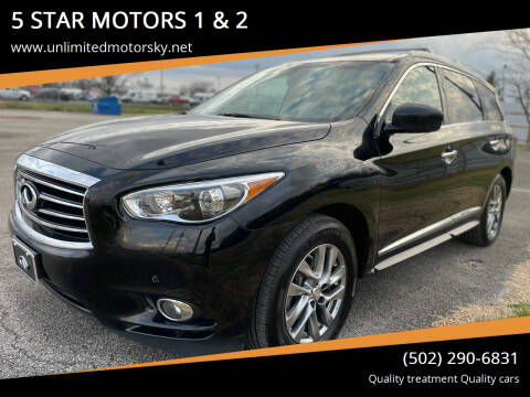2013 Infiniti JX35 for sale at 5 STAR MOTORS 1 & 2 in Louisville KY